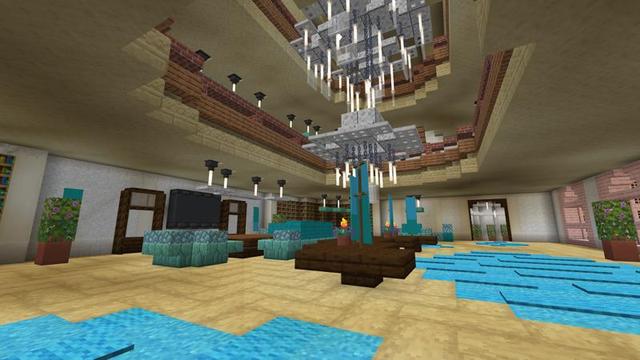 Screenshot of the Minecraft Bedrock Marketplace product Luxury Mansions created by Eescal Studios.