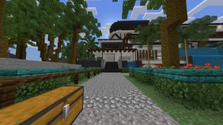 Screenshot of the Minecraft Bedrock Marketplace product Luxury Party Mansion created by Eescal Studios.