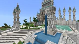Screenshot of the Minecraft Bedrock Marketplace product Mansion on the Hill created by Eescal Studios.