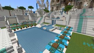 Screenshot of the Minecraft Bedrock Marketplace product Mansion on the Hill created by Eescal Studios.