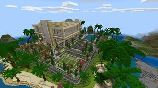 Screenshot of the Minecraft Bedrock Marketplace product Mega Millionaire Mansion created by Eescal Studios.