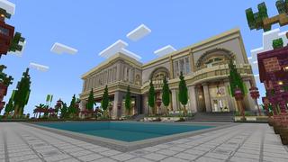 Screenshot of the Minecraft Bedrock Marketplace product Mega Millionaire Mansion created by Eescal Studios.