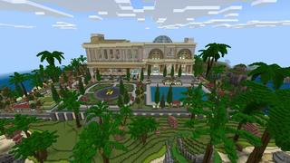 Screenshot of the Minecraft Bedrock Marketplace product Mega Millionaire Mansion created by Eescal Studios.