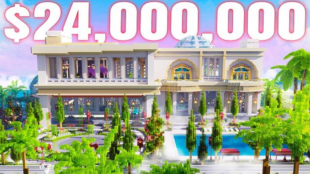 Thumbnail of the Minecraft Bedrock Marketplace product Mega Mansão Milionária created by Eescal Studios.