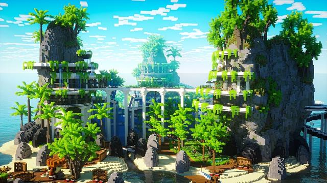 Thumbnail of the Minecraft Bedrock Marketplace product Ilha dos Milionários created by Eescal Studios.