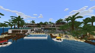 Screenshot of the Minecraft Bedrock Marketplace product Millionaire Private Island created by Eescal Studios.