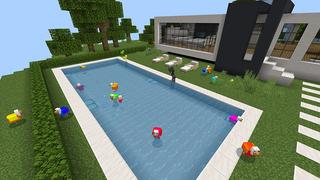 Screenshot of the Minecraft Bedrock Marketplace product Millionaire RGB Chicken created by Eescal Studios.