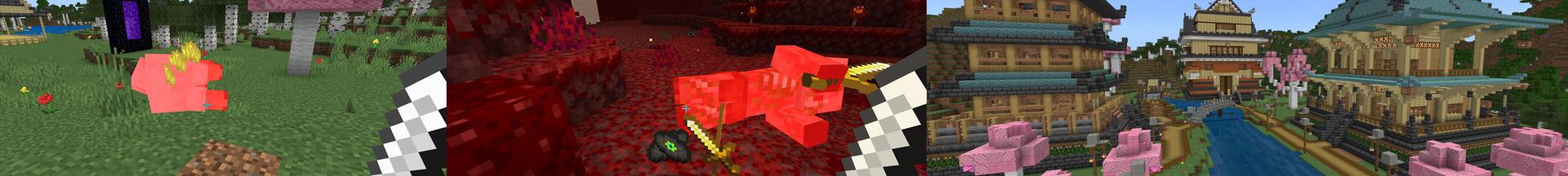 Panorama of the Minecraft Bedrock Marketplace product Mobs Drop Random Loot created by Eescal Studios.