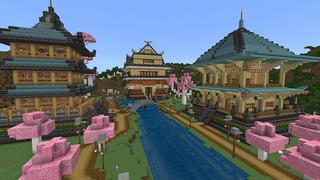 Screenshot of the Minecraft Bedrock Marketplace product Mobs Drop Random Loot created by Eescal Studios.