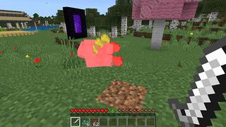 Screenshot of the Minecraft Bedrock Marketplace product Mobs Drop Random Loot created by Eescal Studios.