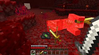 Screenshot of the Minecraft Bedrock Marketplace product Mobs Drop Random Loot created by Eescal Studios.