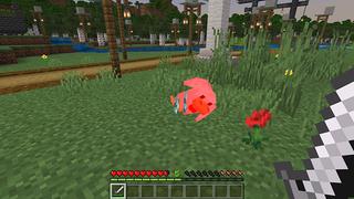 Screenshot of the Minecraft Bedrock Marketplace product Mobs Drop Random Loot created by Eescal Studios.