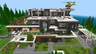 Screenshot of the Minecraft Bedrock Marketplace product Modern Luxury Mansion created by Eescal Studios.