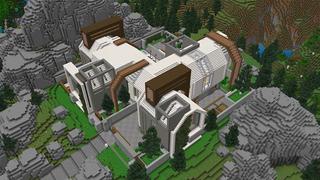 Screenshot of the Minecraft Bedrock Marketplace product Modern Mansion created by Eescal Studios.