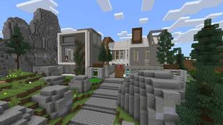 Screenshot of the Minecraft Bedrock Marketplace product Modern Mansion created by Eescal Studios.