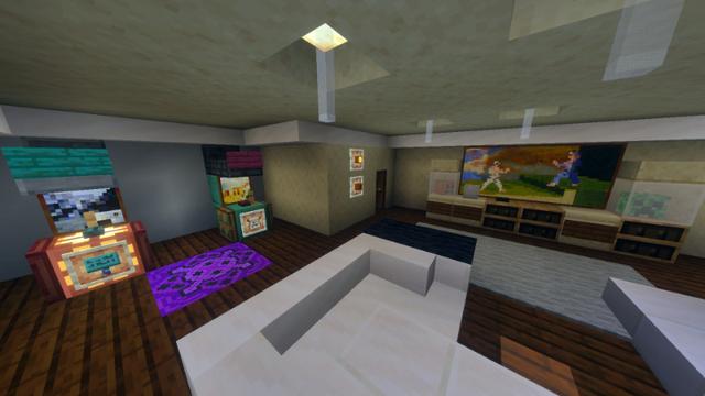 Screenshot of the Minecraft Bedrock Marketplace product Mountainside Mansion created by Eescal Studios.