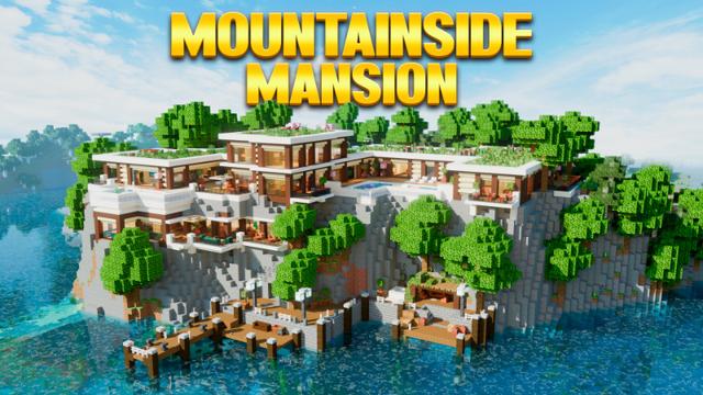 Thumbnail of the Minecraft Bedrock Marketplace product Mountainside Mansion created by Eescal Studios.