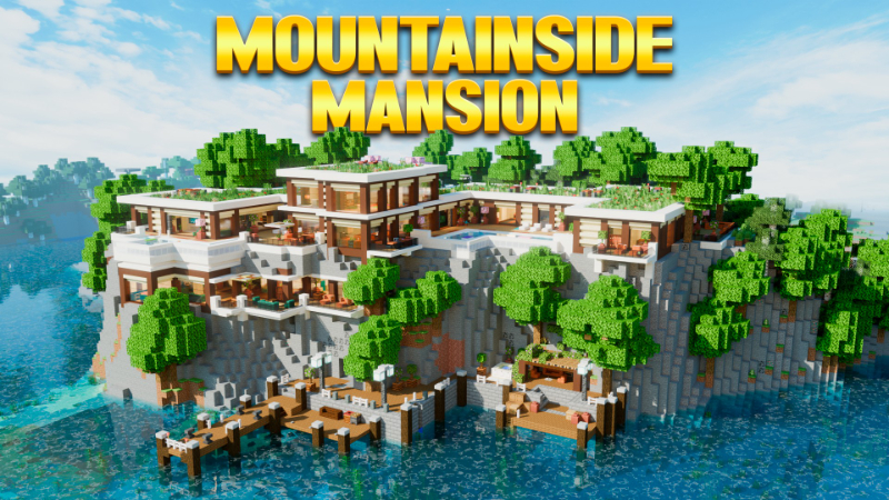 Thumbnail of the Minecraft Bedrock Marketplace product Mountainside Mansion created by Eescal Studios.