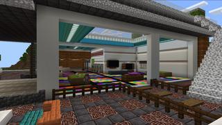 Screenshot of the Minecraft Bedrock Marketplace product Netherite Mansion created by Eescal Studios.