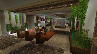 Screenshot of the Minecraft Bedrock Marketplace product Netherite Mansion created by Eescal Studios.