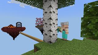 Screenshot of the Minecraft Bedrock Marketplace product One Block Captive created by Eescal Studios.