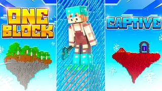 Thumbnail of the Minecraft Bedrock Marketplace product One Block Captive created by Eescal Studios.