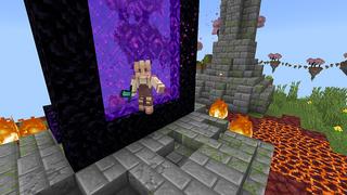 Screenshot of the Minecraft Bedrock Marketplace product One Block Sakura created by Eescal Studios.