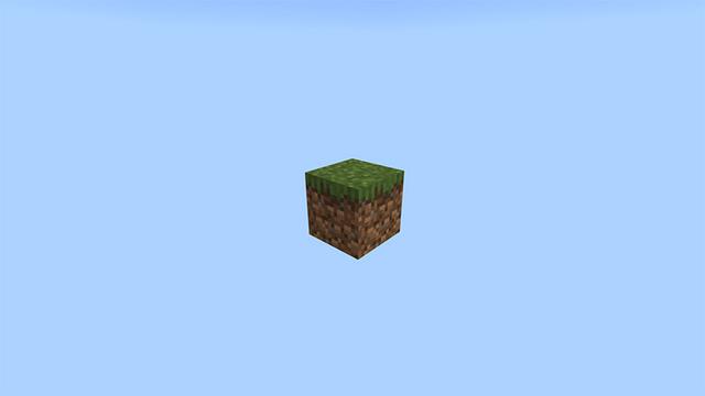 Screenshot of the Minecraft Bedrock Marketplace product One Block created by Eescal Studios.