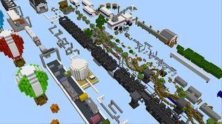 Screenshot of the Minecraft Bedrock Marketplace product Only Up Parkour created by Eescal Studios.