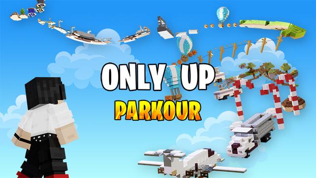 Thumbnail of the Minecraft Bedrock Marketplace product Only Up Parkour created by Eescal Studios.