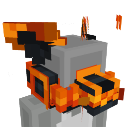 Thumbnail of the Minecraft Bedrock Marketplace product Orange Dog Mask created by Eescal Studios.