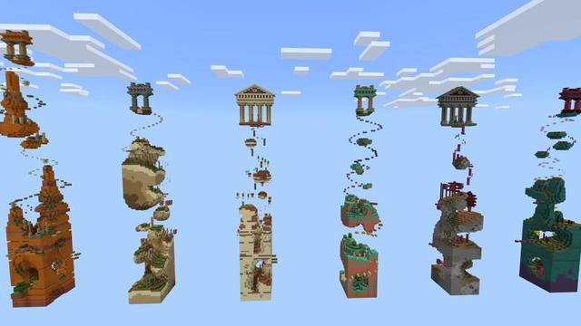 Screenshot of the Minecraft Bedrock Marketplace product Parkour Chunks created by Eescal Studios.
