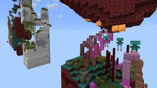 Screenshot of the Minecraft Bedrock Marketplace product Parkour Chunks created by Eescal Studios.