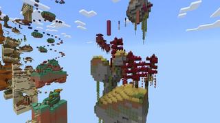 Screenshot of the Minecraft Bedrock Marketplace product Parkour Chunks created by Eescal Studios.