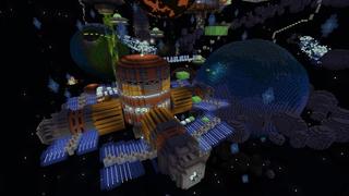 Screenshot of the Minecraft Bedrock Marketplace product Parkour Cosmos created by Eescal Studios.