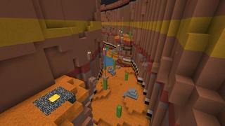 Screenshot of the Minecraft Bedrock Marketplace product Parkour Rings created by Eescal Studios.