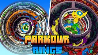 Thumbnail of the Minecraft Bedrock Marketplace product Parkour Rings created by Eescal Studios.