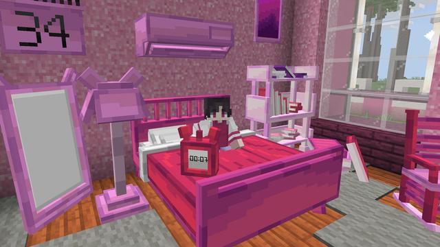Screenshot of the Minecraft Bedrock Marketplace product Pink City created by Eescal Studios.