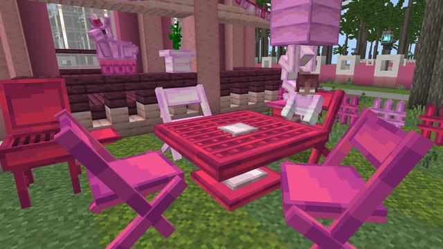Screenshot of the Minecraft Bedrock Marketplace product Pink City created by Eescal Studios.