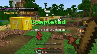 Screenshot of the Minecraft Bedrock Marketplace product Random Lucky Drops created by Eescal Studios.
