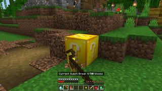 Screenshot of the Minecraft Bedrock Marketplace product Random Lucky Drops created by Eescal Studios.