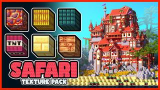 Thumbnail of the Minecraft Bedrock Marketplace product Safari Texture Pack created by Eescal Studios.
