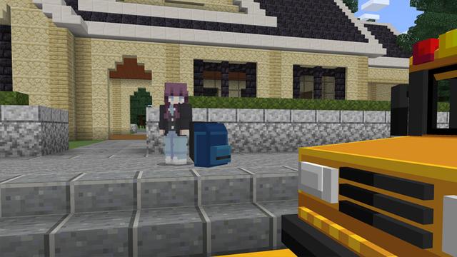 Screenshot of the Minecraft Bedrock Marketplace product School Life created by Eescal Studios.