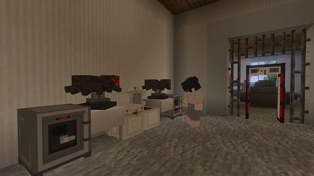 Screenshot of the Minecraft Bedrock Marketplace product Security Mansion created by Eescal Studios.