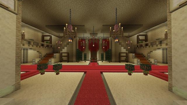 Screenshot of the Minecraft Bedrock Marketplace product Skyblock Castle Fights created by Eescal Studios.