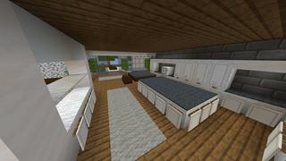Screenshot of the Minecraft Bedrock Marketplace product Skyblock Mansion created by Eescal Studios.