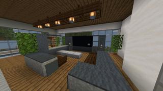 Screenshot of the Minecraft Bedrock Marketplace product Skyblock Mansion created by Eescal Studios.