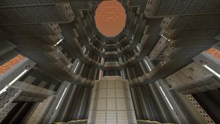 Screenshot of the Minecraft Bedrock Marketplace product Skyblock Volcano Base created by Eescal Studios.