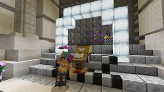 Screenshot of the Minecraft Bedrock Marketplace product Speed Boat Racing created by Eescal Studios.