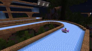 Screenshot of the Minecraft Bedrock Marketplace product Speed Boat Racing created by Eescal Studios.